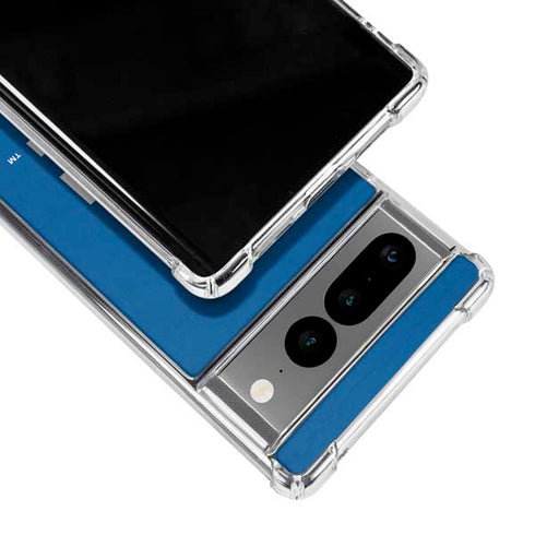 MLB Los Angeles Dodgers - Solid Distressed Google Pixel 7 Pro Clear Case